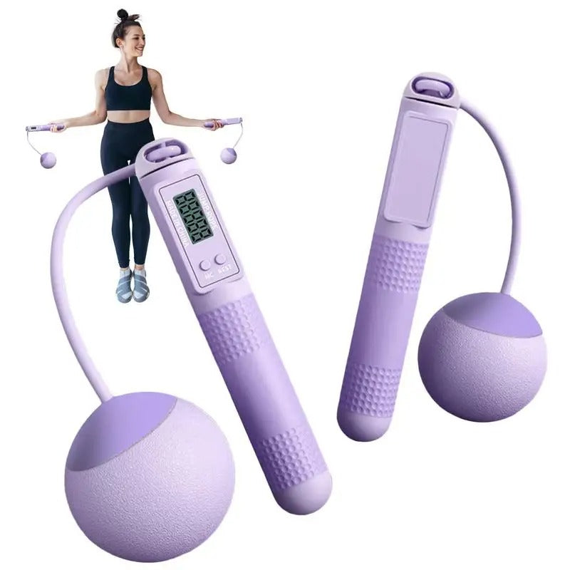 JumpFlex - Springtouw zonder touwen met teller voor slimme fitness en antisliphandgreep