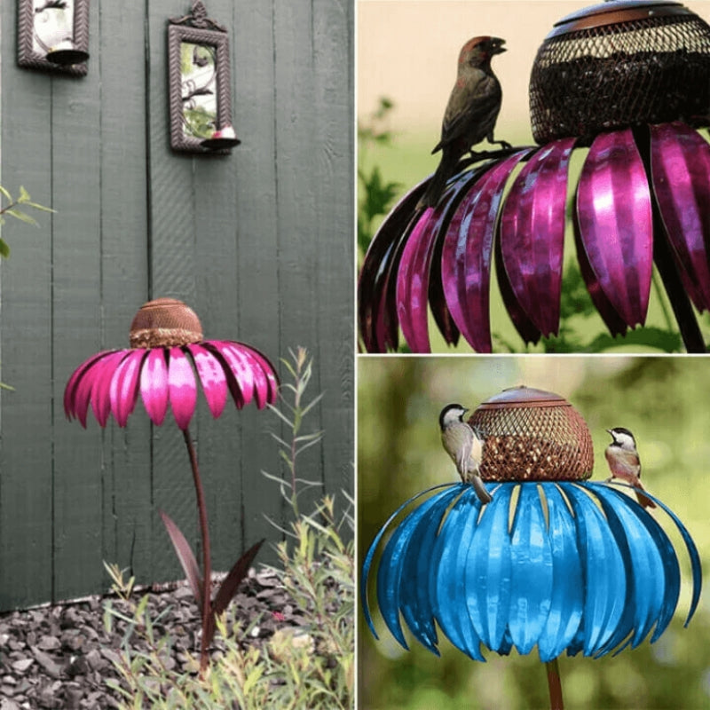 NatureNest - Kleurrijke voederbak om vogels aan te trekken en uw tuin op te fleuren