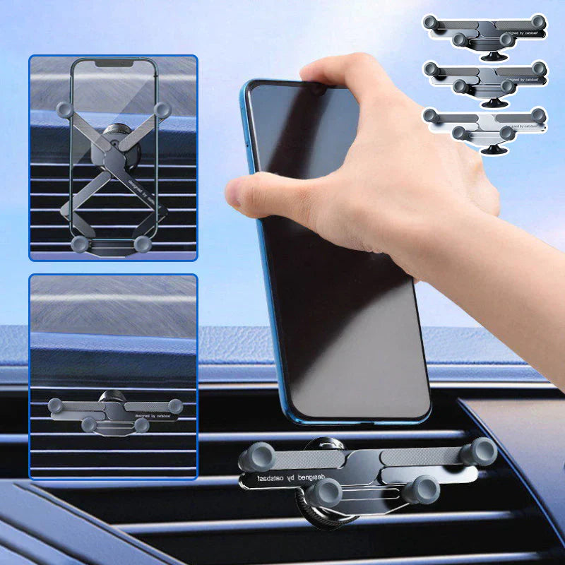 FlexHold - Onzichtbare houder voor autotelefoon Veilige en stabiele telefoonhouder