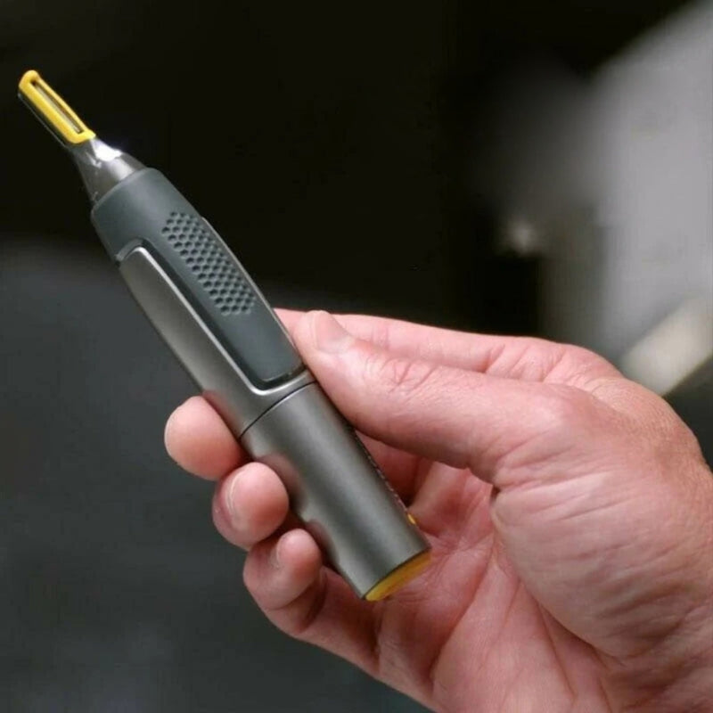 TrimEdge - Slanke trimmer met LED-lampje voor nauwkeurig trimmen van baard, bakkebaarden en wenkbrauwen