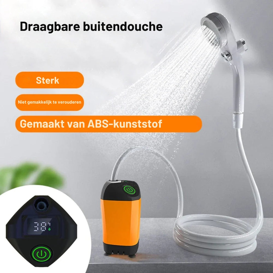 TrailFlow – Draagbare en oplaadbare douche voor buitenavonturen en verkenningen