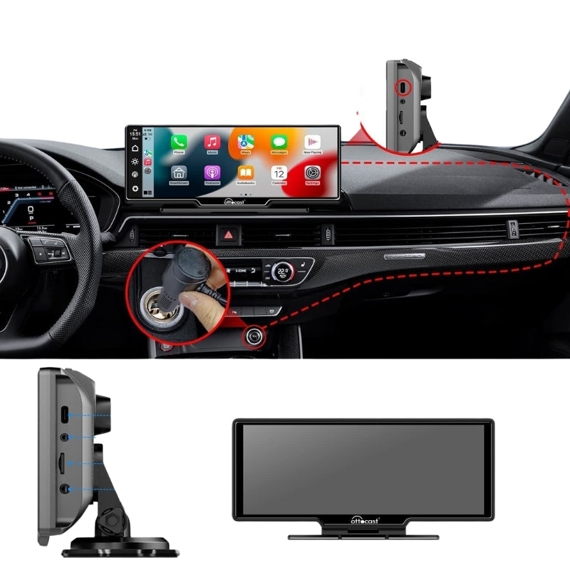 DrivePro - Draadloze CarPlay met 4K Dashcam voor helder zicht en connectiviteit