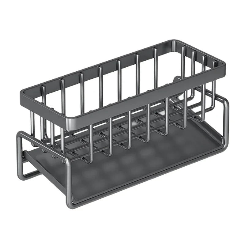 SinkEase - Compacte en moderne gootsteenhouder met poreuze bodem voor sponzen en handdoeken