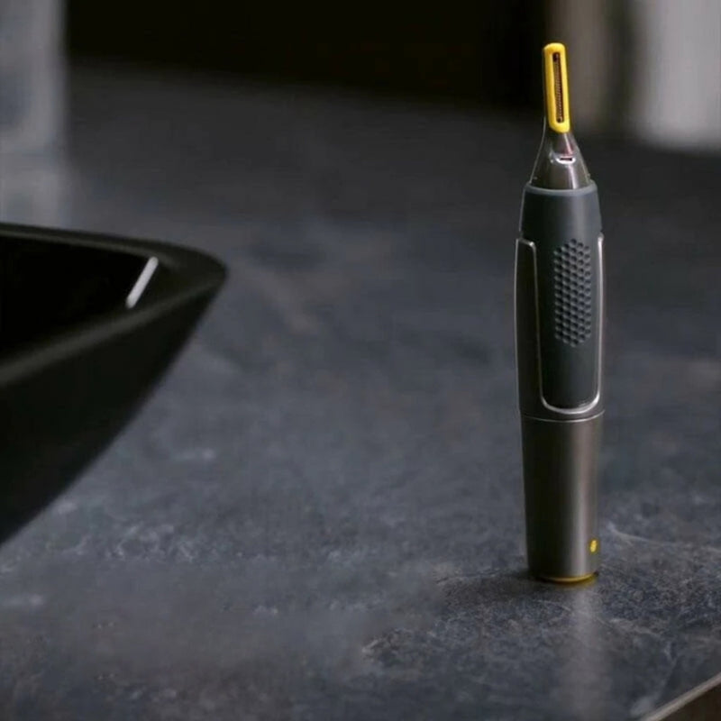 TrimEdge - Slanke trimmer met LED-lampje voor nauwkeurig trimmen van baard, bakkebaarden en wenkbrauwen
