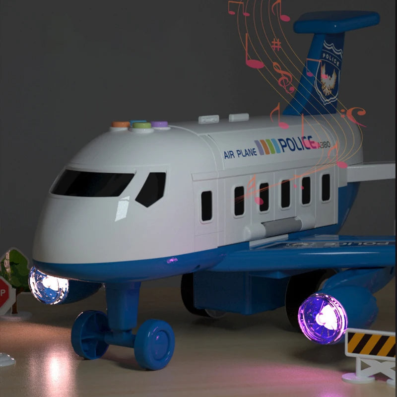 SkyMaster - Interactieve vliegtuigspeelset met lichten, geluiden en leuke functies