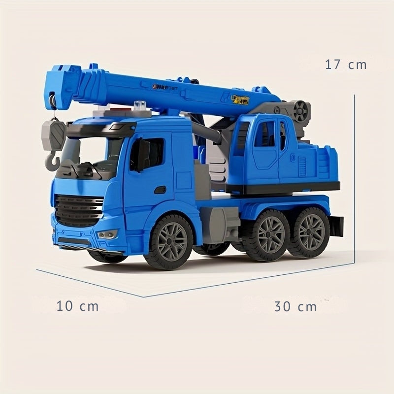 CraneCraft - Realistische kraanwagen met lichten, geluiden en een beweegbare arm voor kinderen