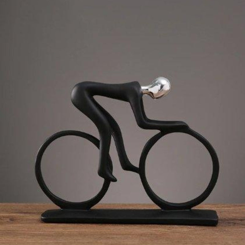 BikeBrio - Artistiek fietsbeeldhouwwerk voor planken, decoratieve tafelaccenten