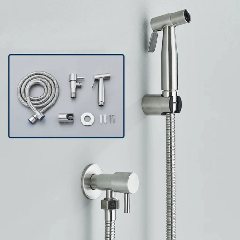AquaEase – Compacte toiletbidetsproeier met nauwkeurige bediening en moderne uitstraling