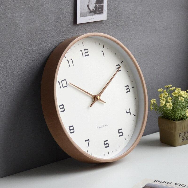 TimberTick – Stille en elegante wandklok met eenvoudig Scandinavisch design