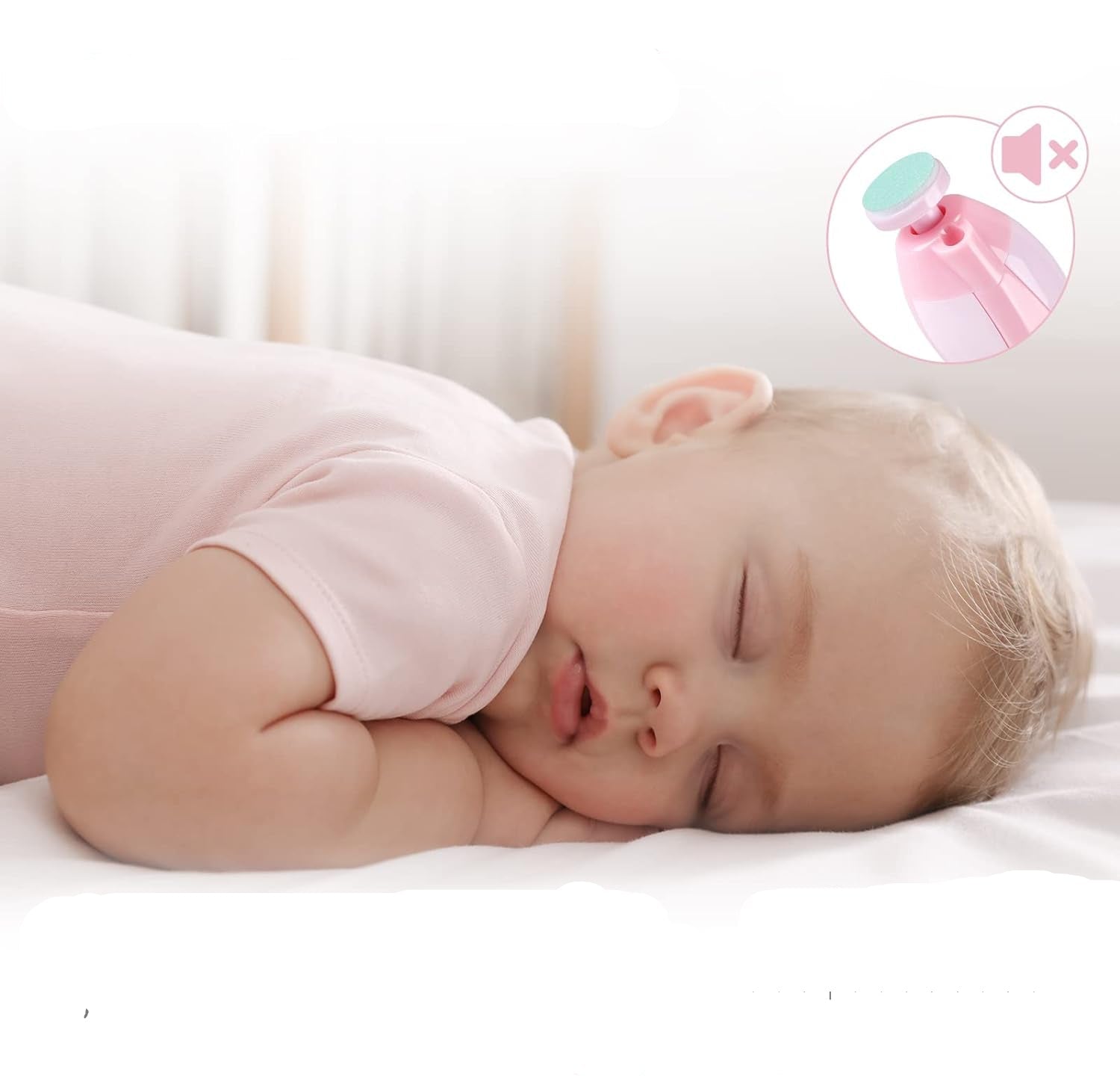BabyTrimmer - Veilig en zacht nagelknippertje voor kinderen met antisliphandgreep