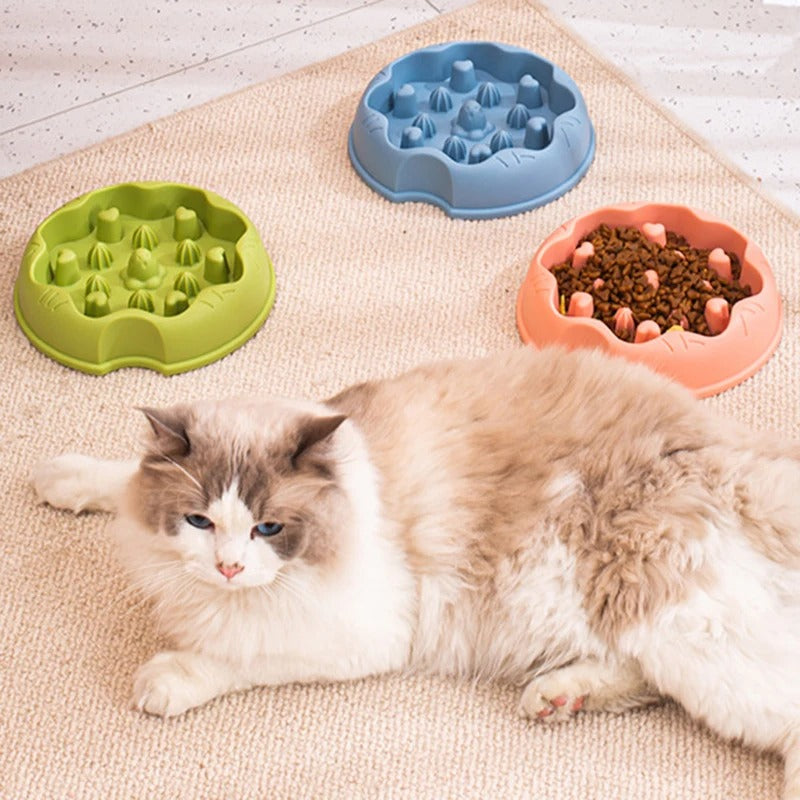 PawBowl - Voerbak met antislipraadsel voor honden en katten