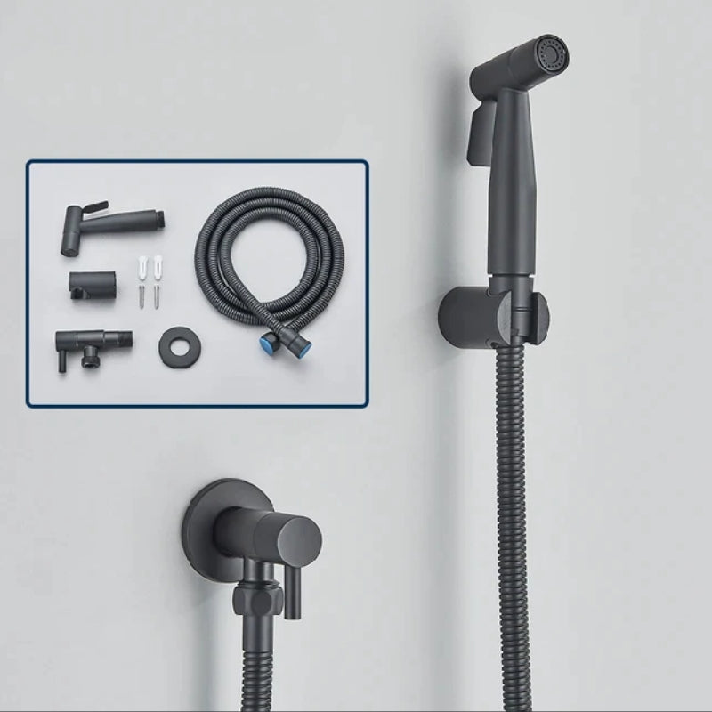 AquaEase – Compacte toiletbidetsproeier met nauwkeurige bediening en moderne uitstraling