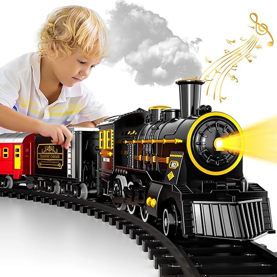 HolidayRail - Magische elektrische treinset voor feestelijk plezier