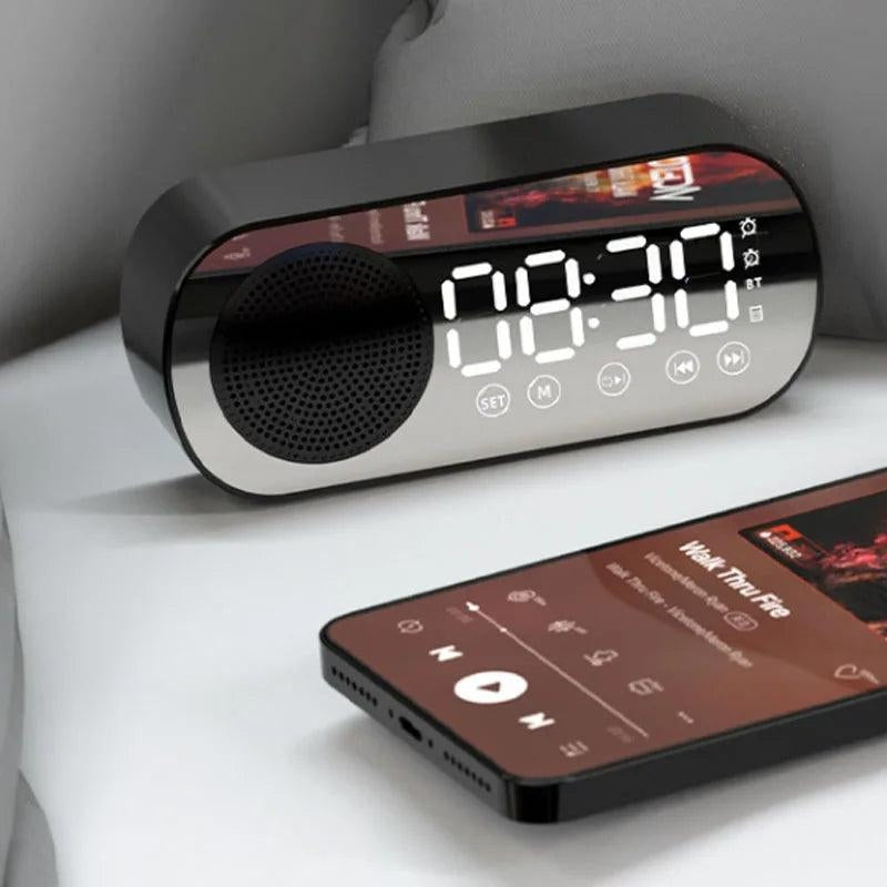 TimeTune - Bluetooth-klokluidspreker met digitaal display en diepe geluidsweergave