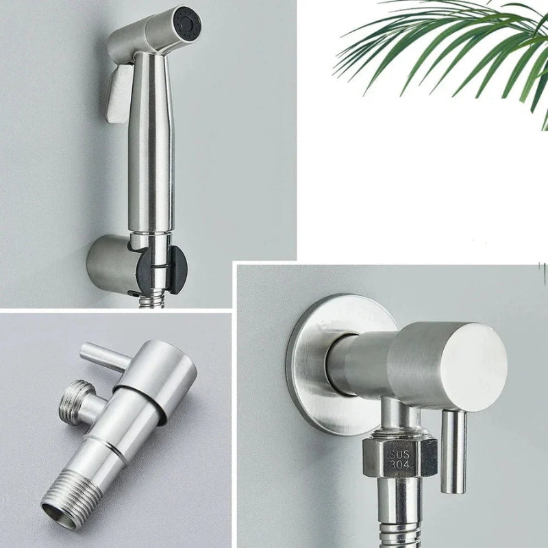 AquaEase – Compacte toiletbidetsproeier met nauwkeurige bediening en moderne uitstraling