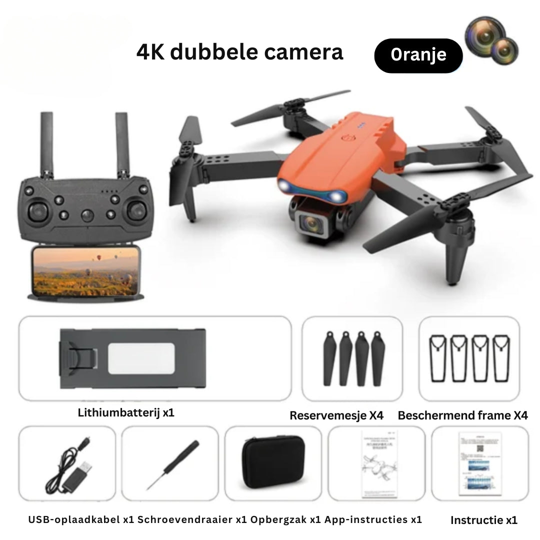 FlySphere - Hoogwaardige opvouwbare drone met 4K UHD camera en slimme vluchtregeling