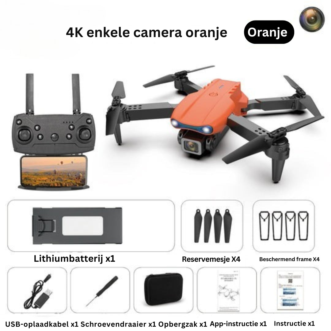 FlySphere - Hoogwaardige opvouwbare drone met 4K UHD camera en slimme vluchtregeling