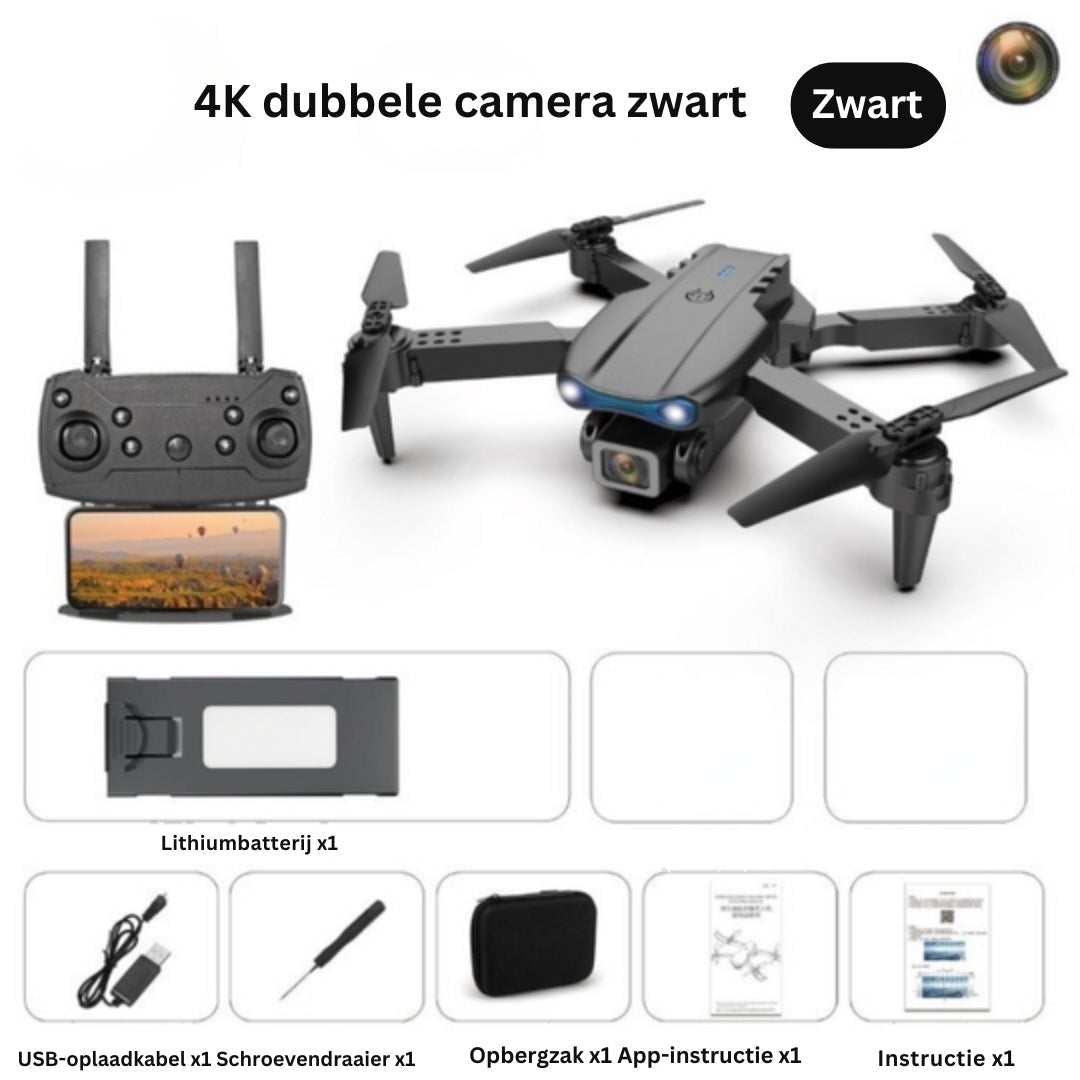 FlySphere - Hoogwaardige opvouwbare drone met 4K UHD camera en slimme vluchtregeling