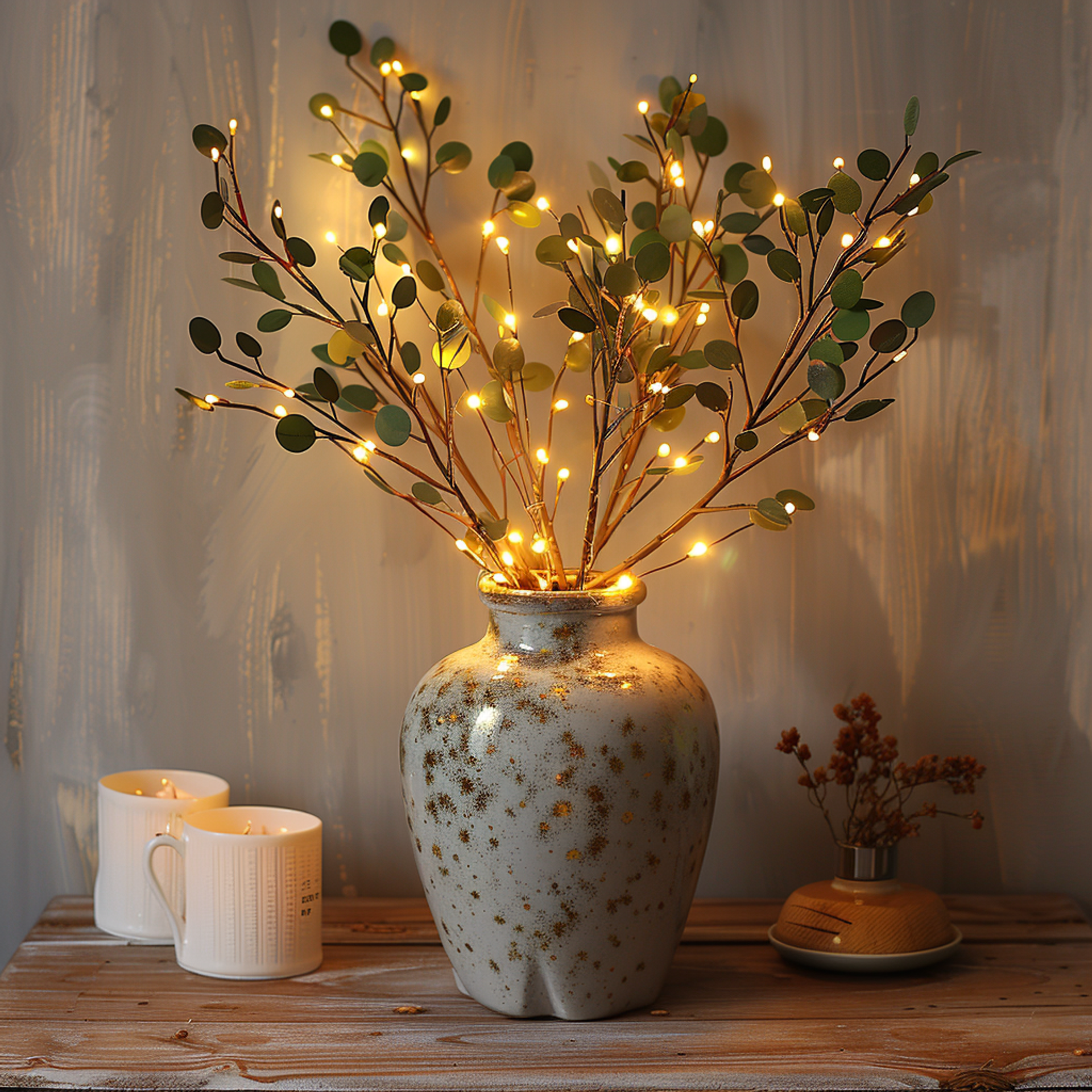 LumiVista - Olijftak-geïnspireerde LED-lichtsnoer voor magische en elegante decoratie