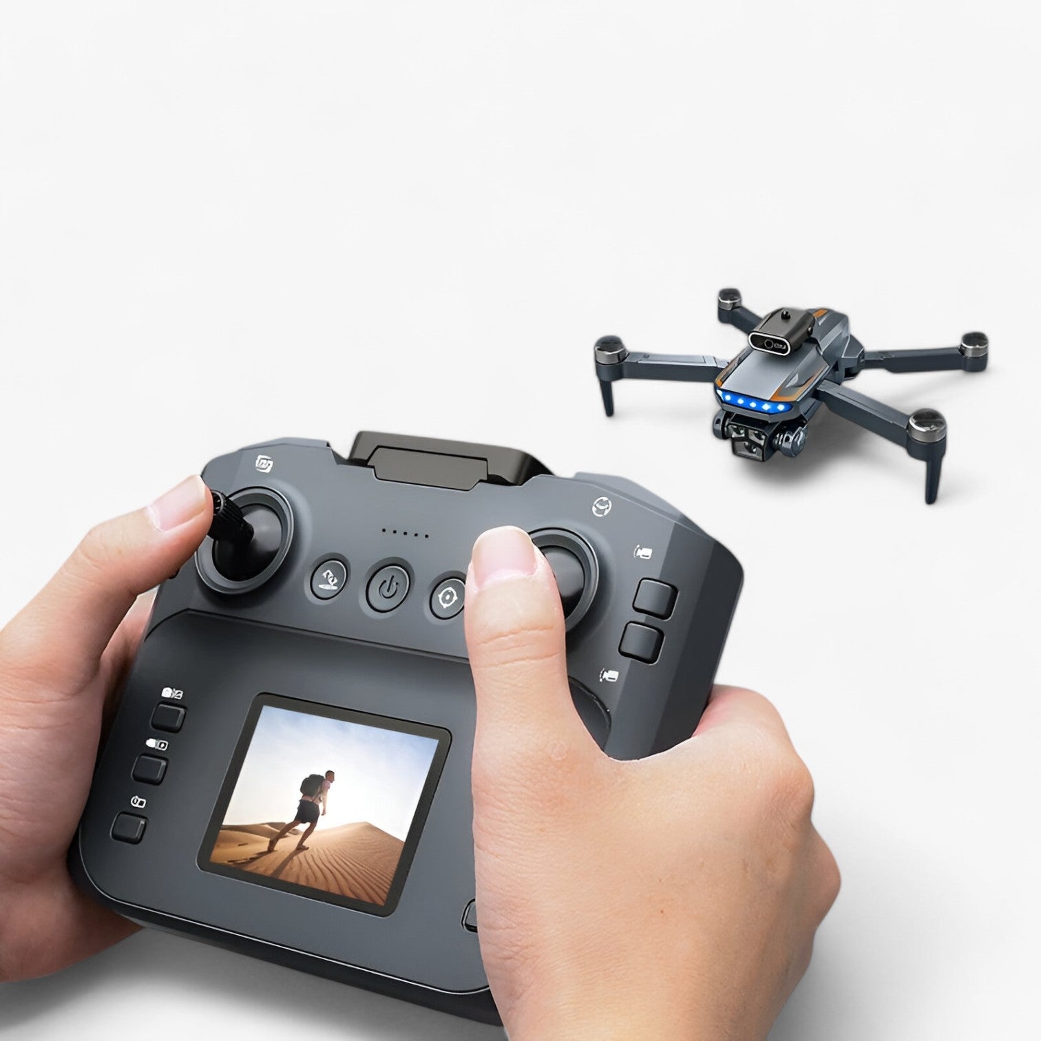 SkyAura - Hoogwaardige drone met 8K-camera en obstakelvermijding voor soepel vliegen