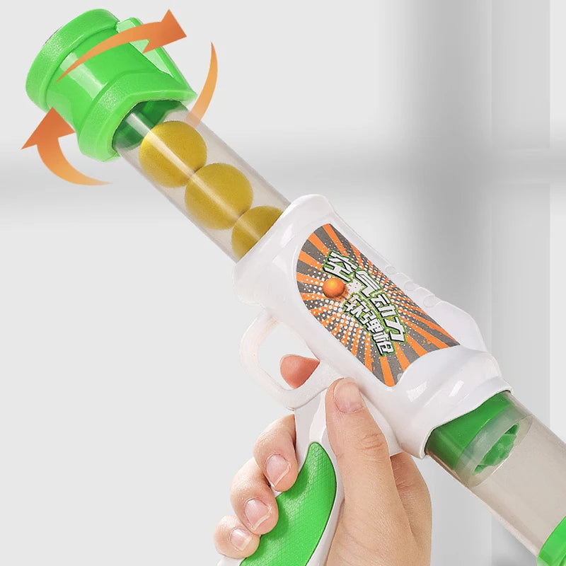 PetPlay - Interactief speelgoedpistool met 9 elastische ballen voor honden en katten