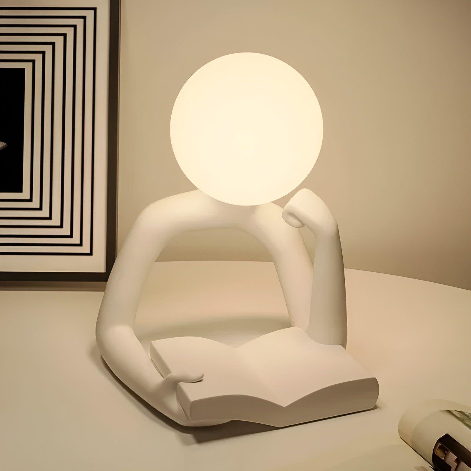 LumiSculpt - Strakke moderne tafellamp met abstract design