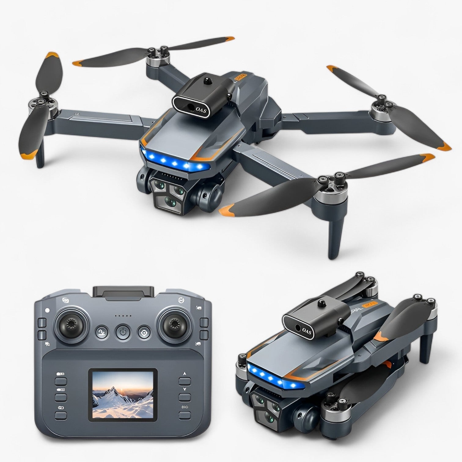 SkyAura - Hoogwaardige drone met 8K-camera en obstakelvermijding voor soepel vliegen