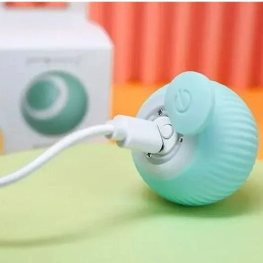 SmartPlay - Elektrische kattenspeelbal met slimme standen en eenvoudige oplaadindicatoren