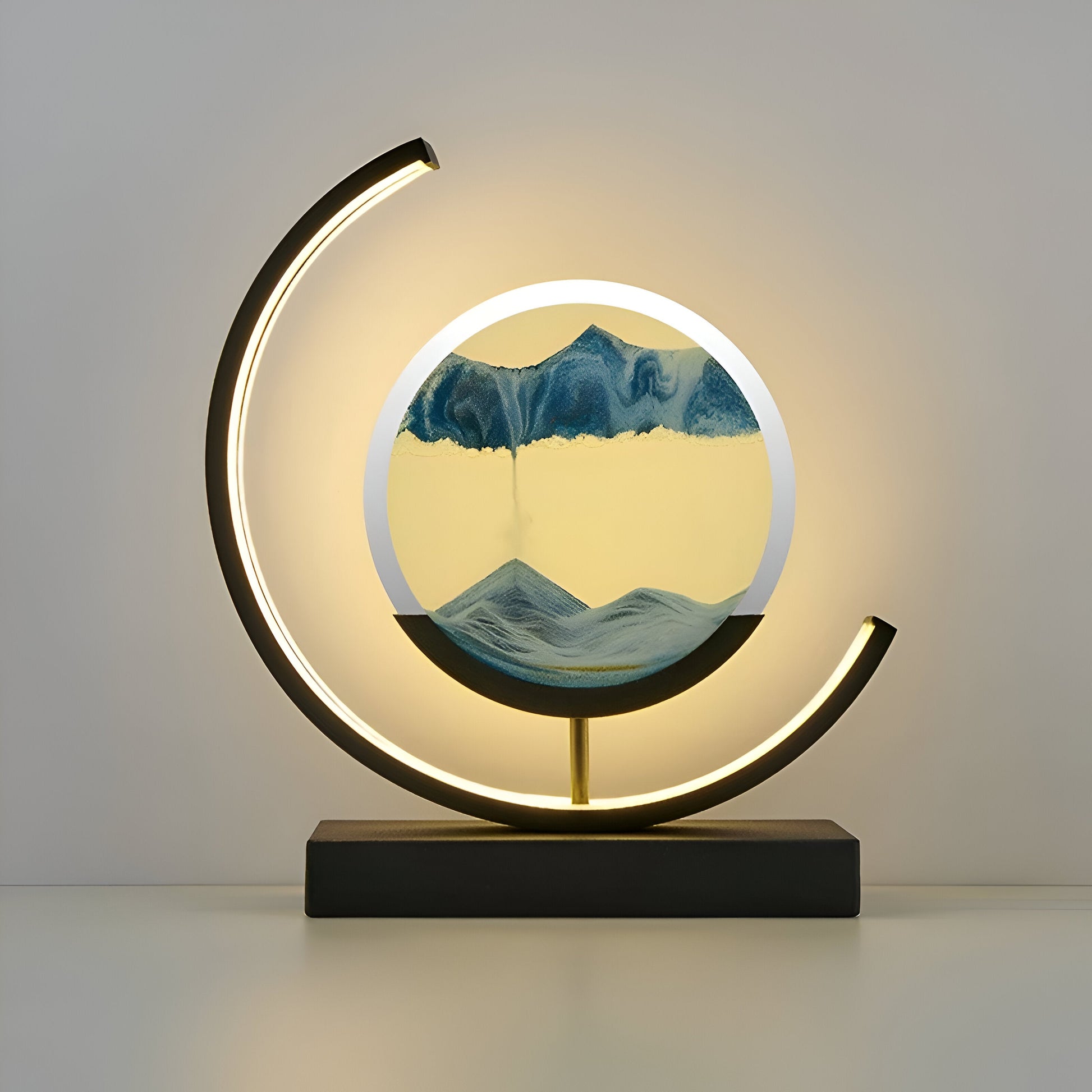 LumiFlow – Visuele LED-zandlamp met instelbare helderheid
