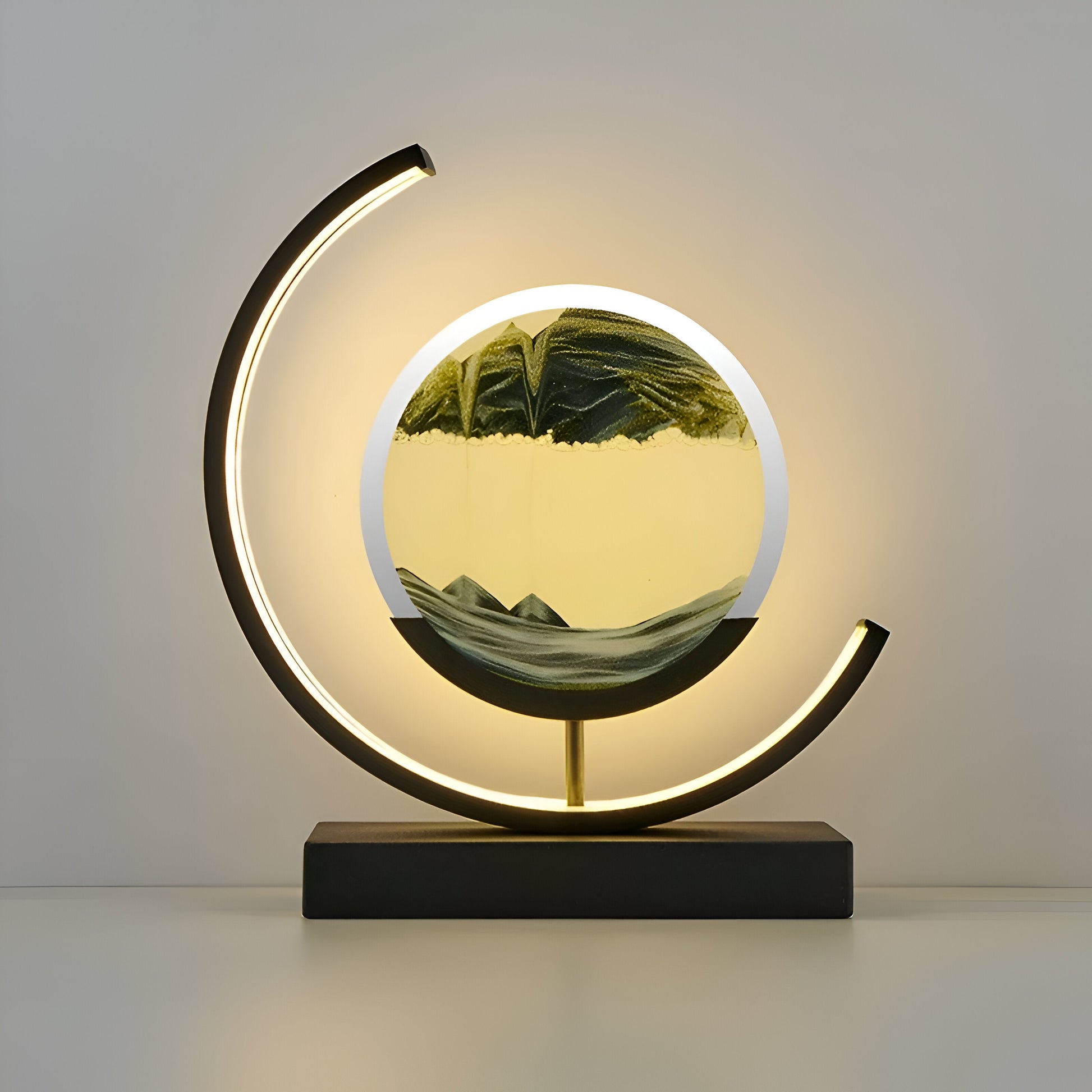 LumiFlow – Visuele LED-zandlamp met instelbare helderheid