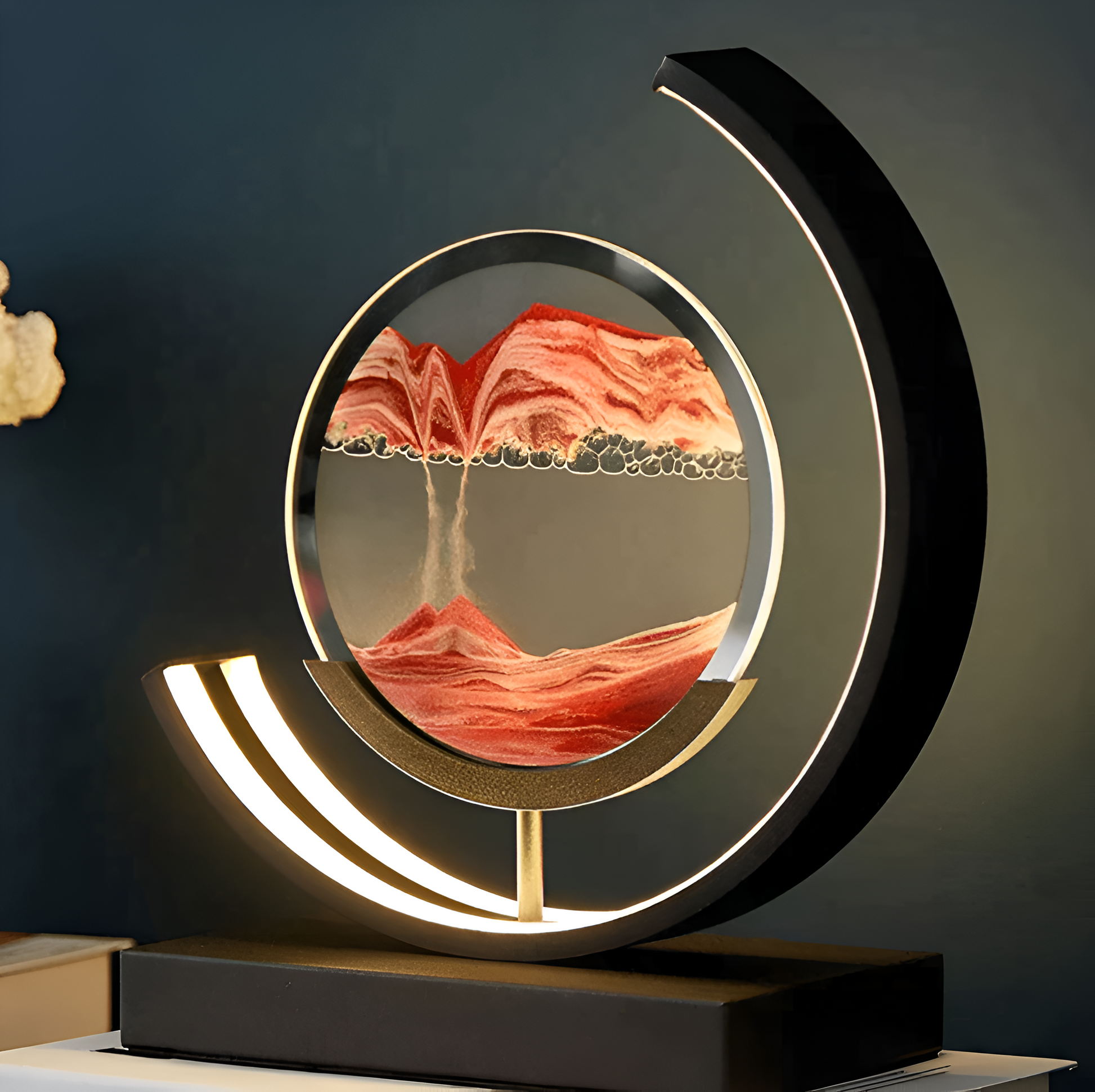 LumiFlow – Visuele LED-zandlamp met instelbare helderheid