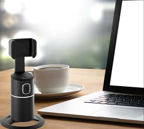 FocusPro - 360° roterende smartphonehouder met AI-tracking voor moeiteloze video-opnames
