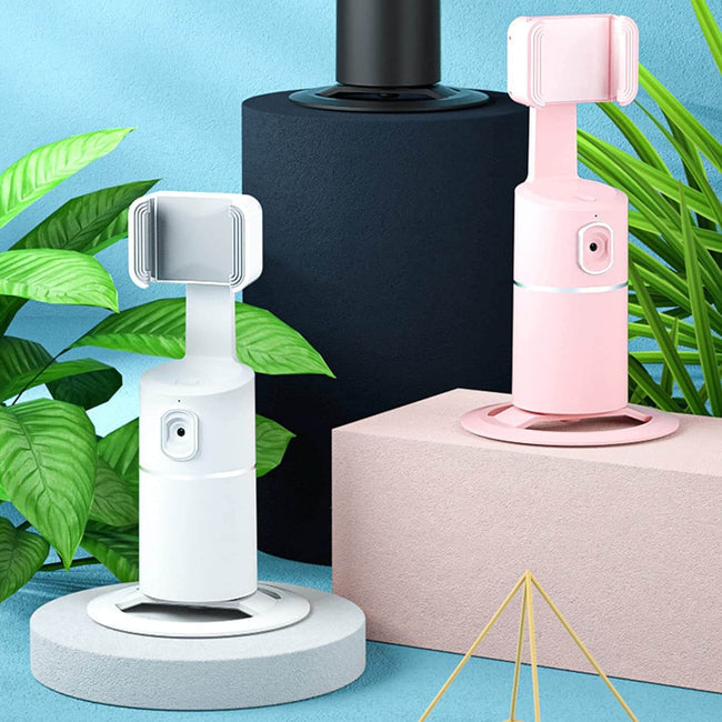 FocusPro - 360° roterende smartphonehouder met AI-tracking voor moeiteloze video-opnames