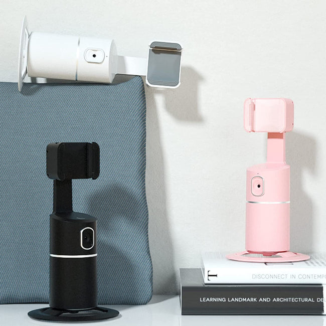 FocusPro - 360° roterende smartphonehouder met AI-tracking voor moeiteloze video-opnames