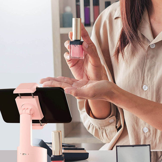 FocusPro - 360° roterende smartphonehouder met AI-tracking voor moeiteloze video-opnames