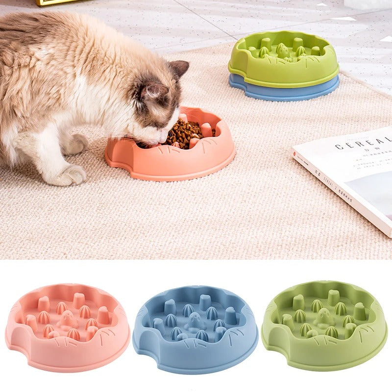 PawBowl - Voerbak met antislipraadsel voor honden en katten