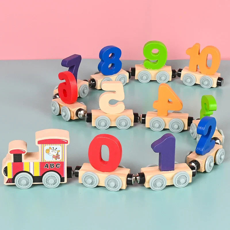 NumberLink - Kleurrijke magnetische getallentrein voor leuk leren