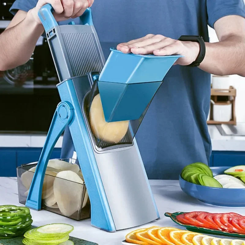 VeggieMaster - Snel en veilig snijden en versnipperen keukengadget voor het bereiden van groenten