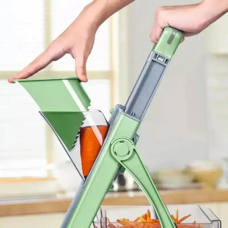 VeggieMaster - Snel en veilig snijden en versnipperen keukengadget voor het bereiden van groenten