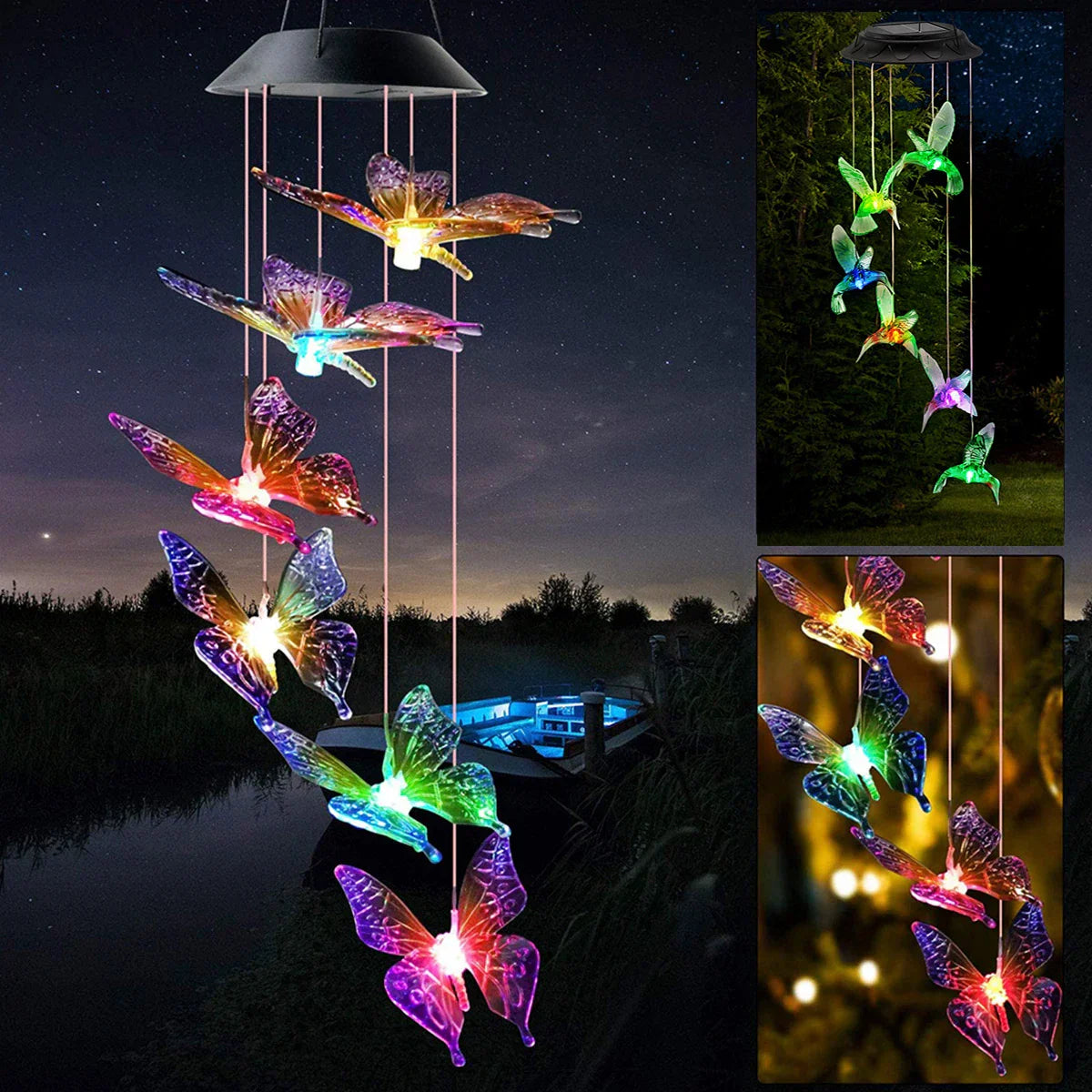 SolarWing - Zonne-energie tuinvogels voor sfeer en energiezuinige verlichting
