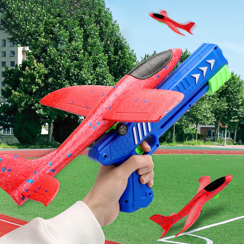 TurboFlyer - Vliegtuig Launcher Gun speelgoed voor kinderen leuke speeltijd avonturen