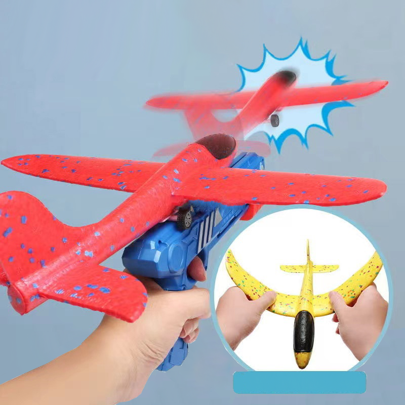 TurboFlyer - Vliegtuig Launcher Gun speelgoed voor kinderen leuke speeltijd avonturen