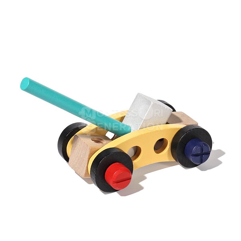 SkillCraft - Educatieve houten gereedschapsset voor creativiteit en vaardigheidsontwikkeling