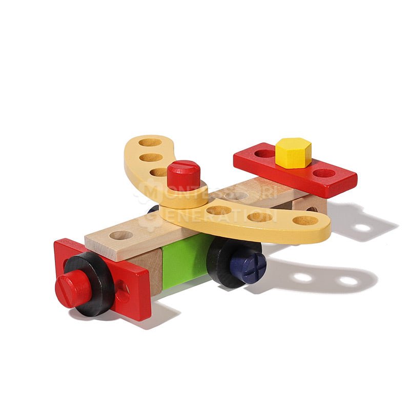 SkillCraft - Educatieve houten gereedschapsset voor creativiteit en vaardigheidsontwikkeling