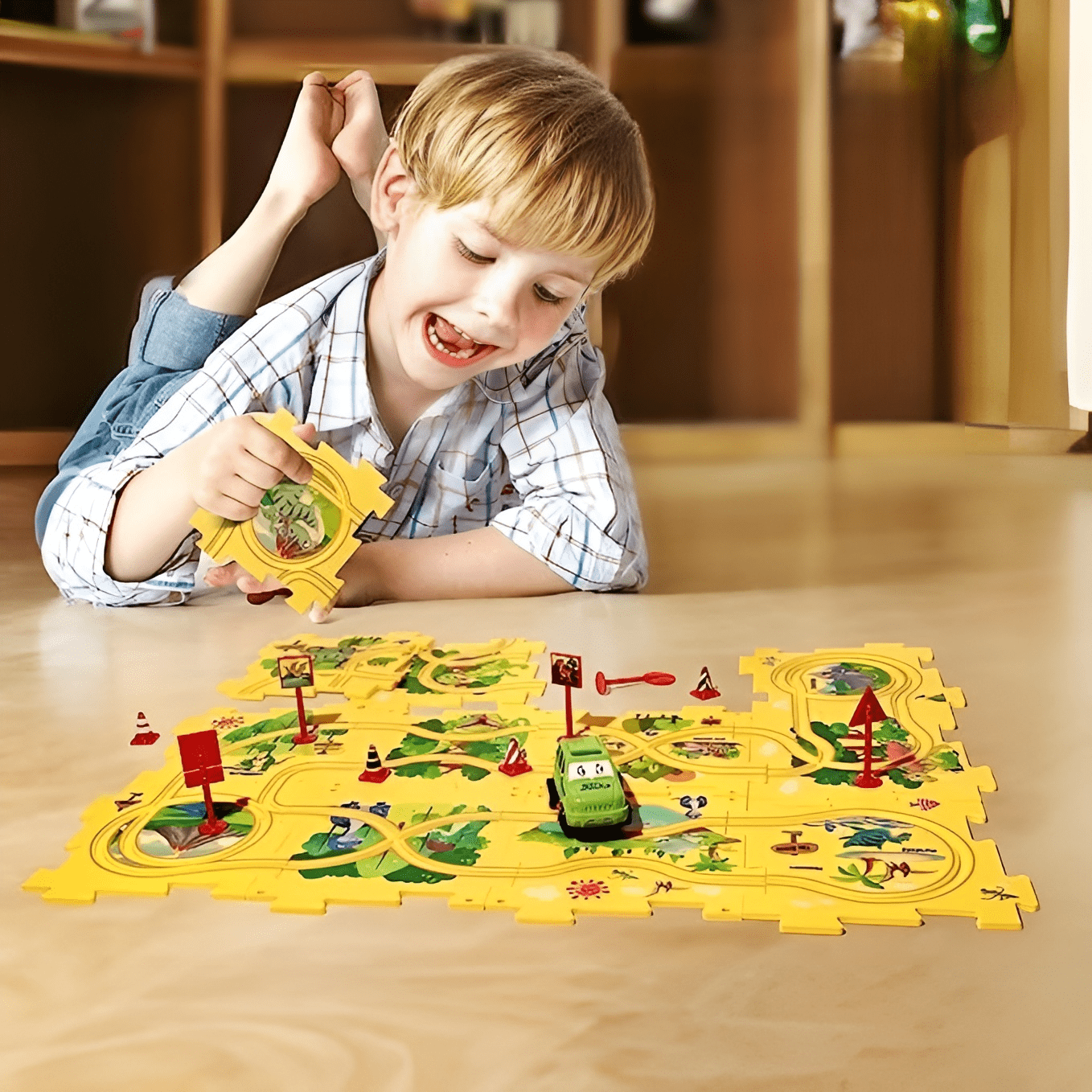 TrackMaster - Ultieme puzzel en racebaanbouwset voor kinderen
