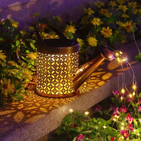 SolarSprout - Zonne-energie LED-gieter voor tuinverlichting