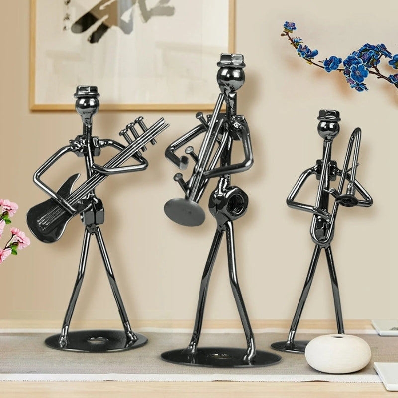 TuneCraft - Artistieke Muzikant Sculptuur voor Bureau, Schap, of Decoratieve Vertoning van de Werkruimte
