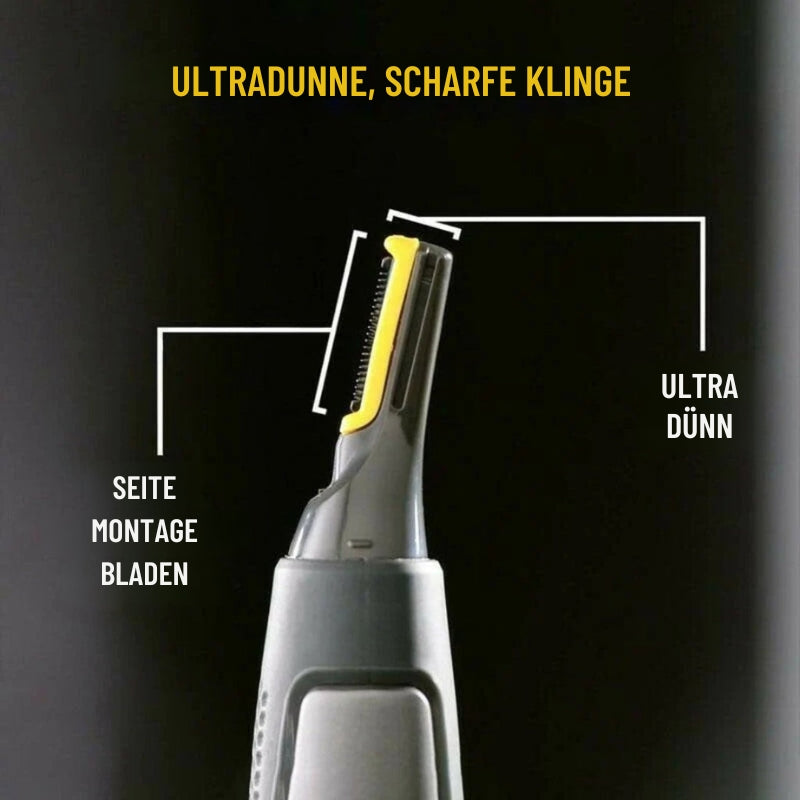 TrimEdge - Slanke trimmer met LED-lampje voor nauwkeurig trimmen van baard, bakkebaarden en wenkbrauwen
