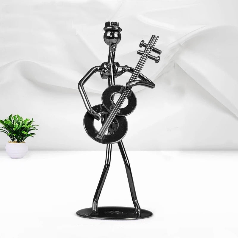 TuneCraft - Artistieke Muzikant Sculptuur voor Bureau, Schap, of Decoratieve Vertoning van de Werkruimte