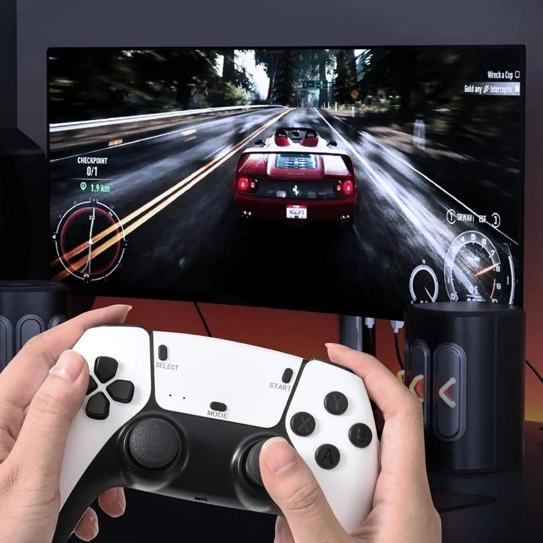 RetroMax - 4K handheld gameconsole met 2 draadloze controllers  Stekker en Speel TV Stok